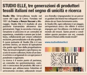 Studio Elle: Three generations of Italian textile producers